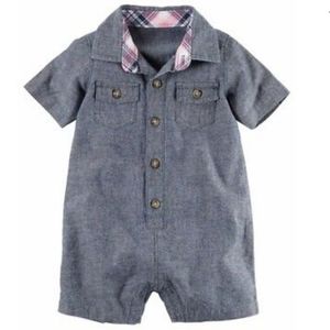 NWOT CARTER'S SHORT SLEEVE ROMPER